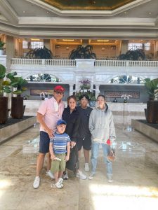 Cong Anthony Golez with his family