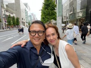 Cong Anthony Golez with his wife